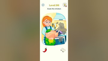 Dop 3 : Displace One Part level 218 Cook the chicken Walkthrough Solution || Dop 3 level 218