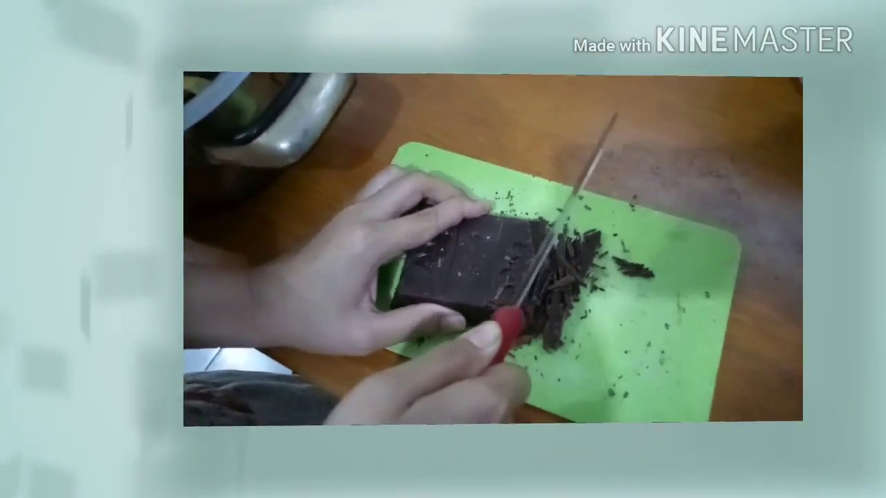 Tutorial cara melelehkan coklat blok - YouTube