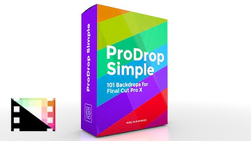 ProDrop Simple - 101 Self Animating Backdrops for Final Cut Pro X - Pixel Film Studios