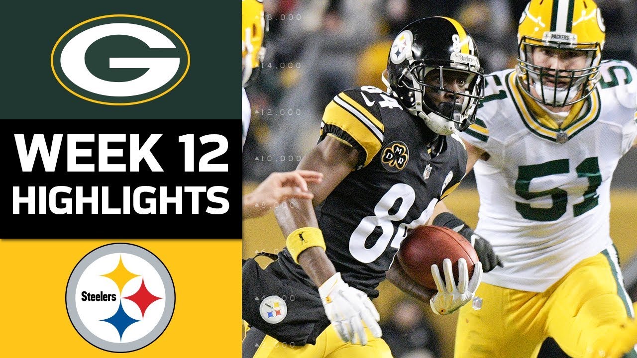 Packers vs. Steelers | NFL Week 12 Game Highlights
