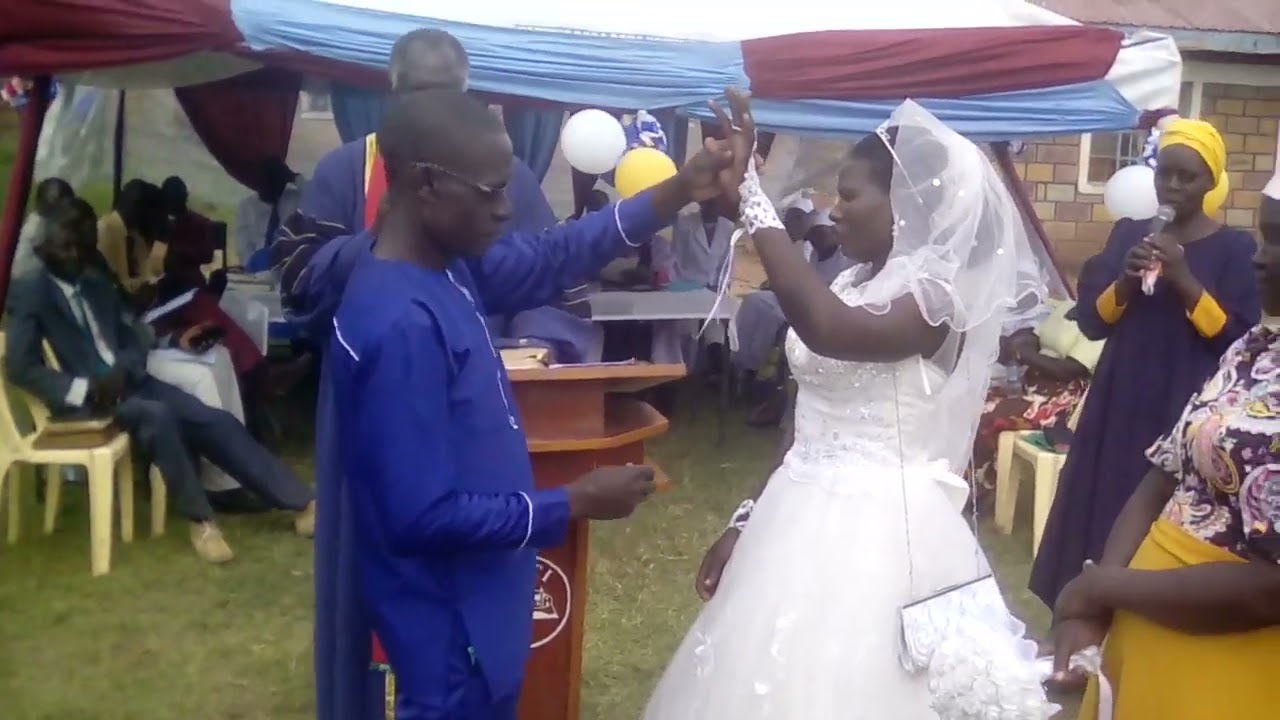 Congratulations Elisha and   Gorety on your wedding.