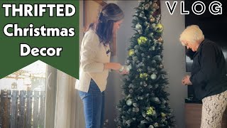 Decorating for Christmas on a Budget | Goodwill Thrift Haul | Decor Trends with Thrift Finds #decor