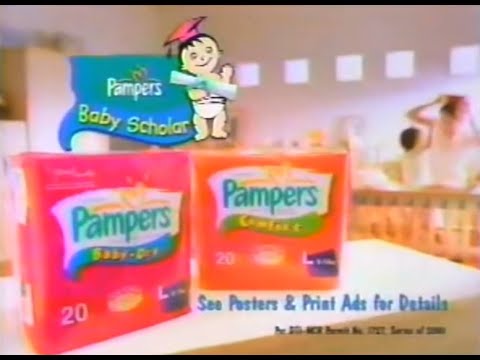 item militie vloeistof Pampers Baby Dry / Baby Scholar promo 45s - Philippines, 2002 - YouTube