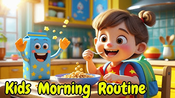 🐢☀️ Kids Morning Routine | Wake Up, Brush, Breakfast |Nursery Rhymes & Kids Songs 2025@TortoiseTunes