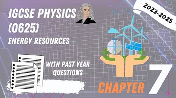 IGCSE Physics (2025-2027) + PYQ - C7/25: Energy Resources, Energy from the Sun