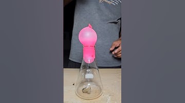Water Balloon At Conical Flask #shorts #nsexperiment