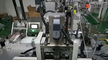 Gosunm automatic earloop welding machine with feeder and earloop floding