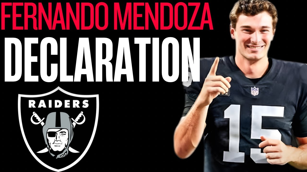 BREAKING NEWS:Fernando Mendoza DECLARES for the NFL DRAFT| what that means for the Raiders