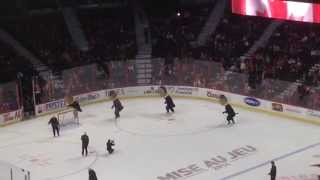 Prime Ministers race at Ottawa Senators game