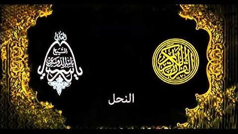 سورة النحل بصوت الشيخ ياسر الدوسري