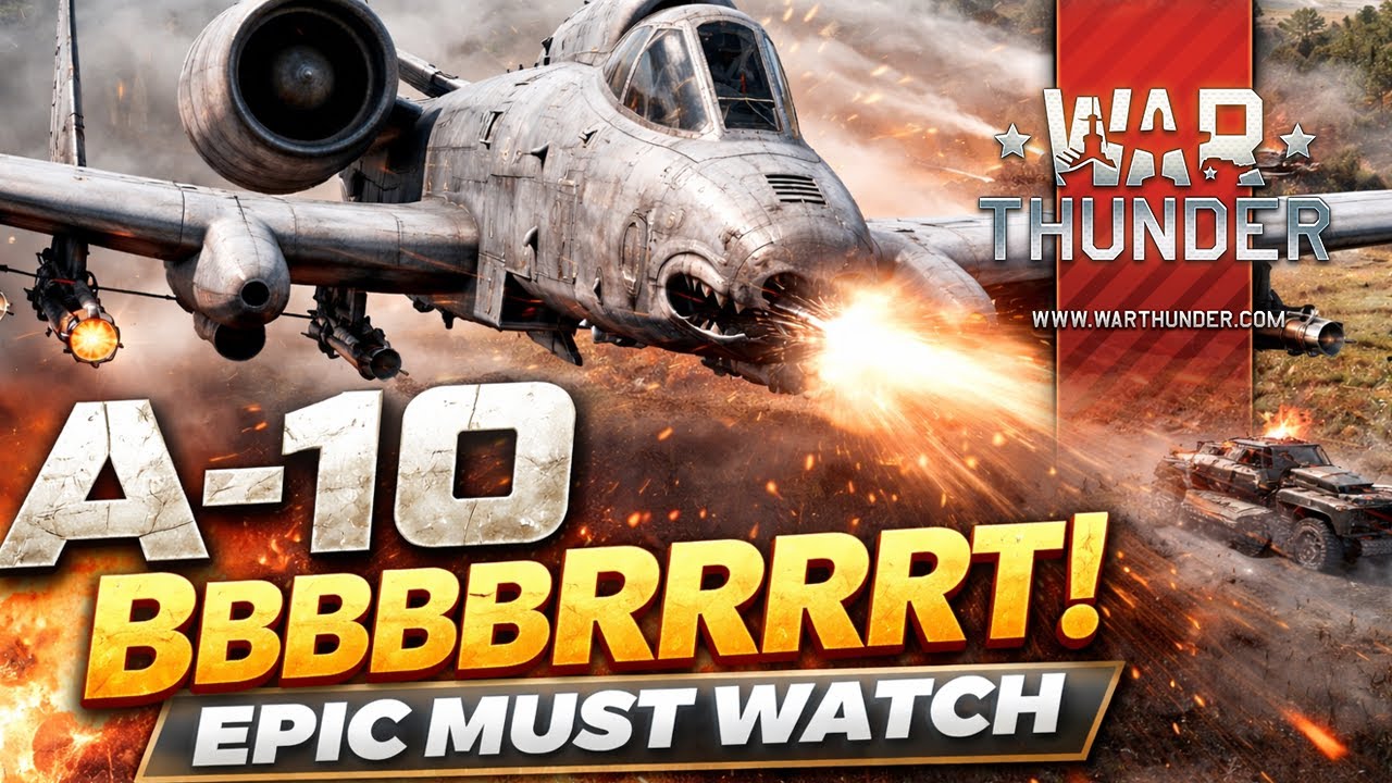 BRRRRT – The Last Sound You Hear | A-10 Warthog Unleashed - War Thunder