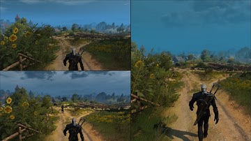 The Witcher 3 | Vanilla vs STLM 2.2 vs STLM 3.2 | Lighting mods Comparison