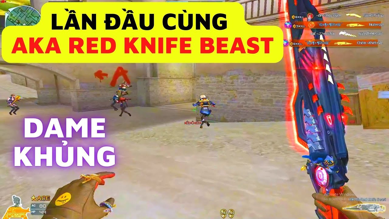 Bình luận CF - AKA-47 Red Knife Beast | Không giáp thân là tạch ngay