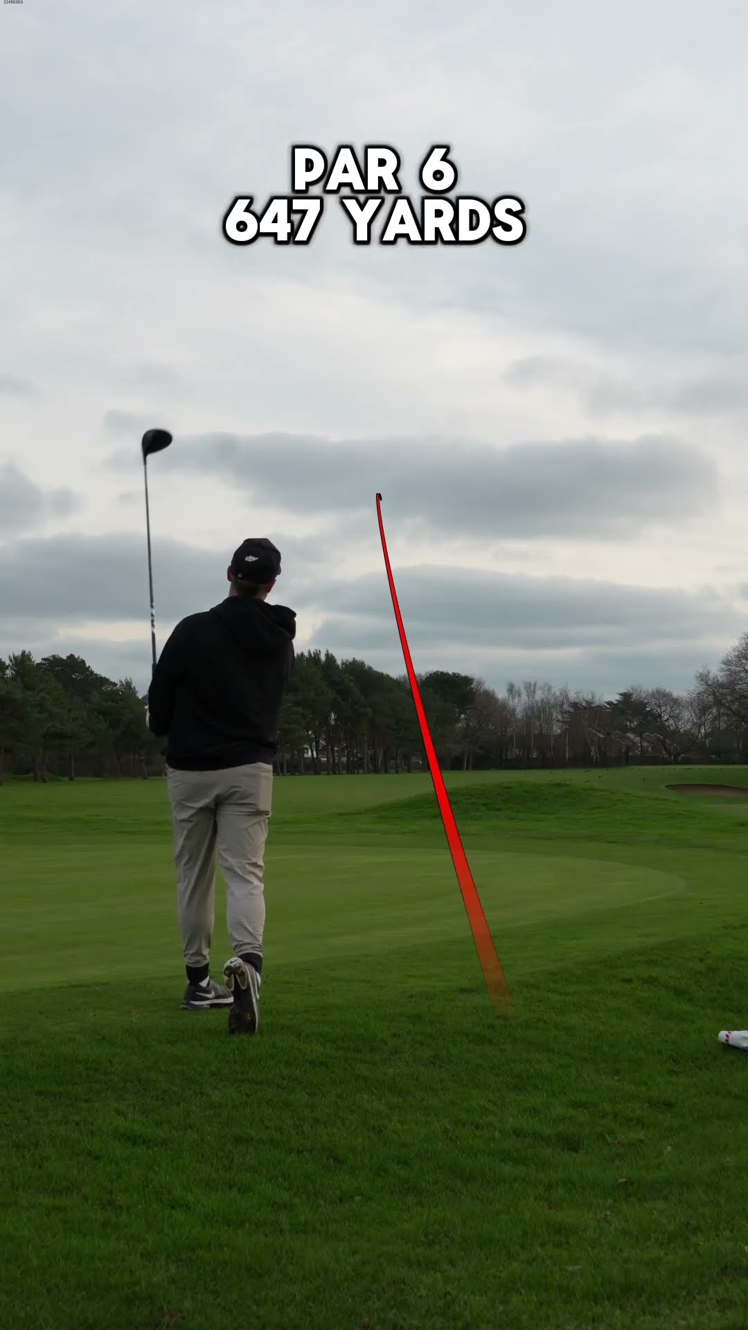 EAGLE on PAR 6 - 647 YARDS ?? #golf