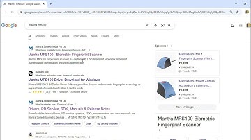 mantra mfs 100 fingerprint scanner not working | mantra device not ready problem