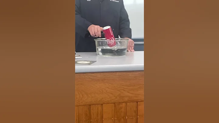 Collapsing Can Demonstration - Slow motion Implosion #chemistry #experiment #implosion