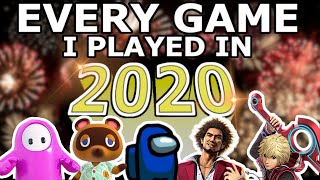 Ranking EVERY Game I Played in 2020 from WORST to BEST