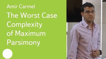 003. The Worst Case Complexity of Maximum Parsimony - Amir Carmel
