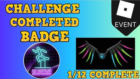 How To Get Challenge Completed Badge In PARKOUR TOWER (RB BATTLES EVENT)