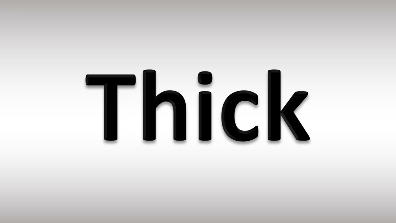 English lessons, Thicc