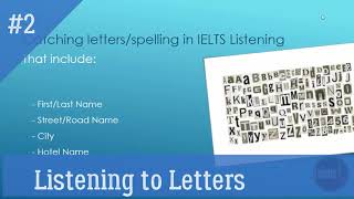 IELTS Listening 2: Spelling- Arabic عربي ايلتس استماع تهجى الاسماء  - خدع الامتحان - Practice