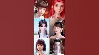 Yun Che's Wives🥰🥰 #against the gods #xia qingyue #chu yuechan #yun che #donghua #anime #shorts