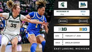 No. 13 Michigan State vs No. 2 UCLA | Big Ten | 2.11.26