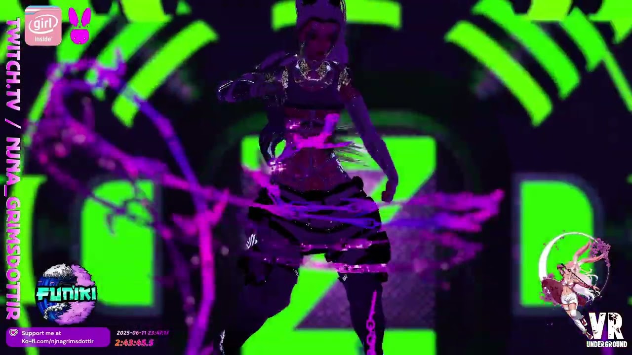 Clips from performing at Z-Crew's Welcome Back Wednesday event in VRUnderground.  DJ: Valkyrie