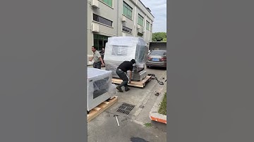 Swiss lathe shipping packing, swiss lathe factory shipment. #machine #cnclathe #factory #ship