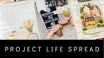 Project Life Spread Using Cocoa Vanilla Studio “These Days” Collection