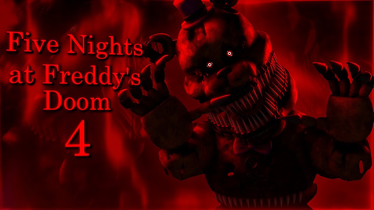 FNAF DOOM 4 - 1 HR DE GAMEPLAY COM VIKINGOFSOUTH, SCORPION E CASTIEL -  ESPECIAL DE NATAL 