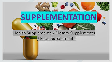 Supplementation I Health Supplements / Dietary Supplements / Food Supplements #fssai #fssaicfso #fso