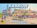 Krakow, Poland 🇵🇱 - Summer 2022 🌞- Walking Tour 4K-HDR 60fps  (▶3.2 hours)