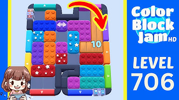 Color Block Jam Level 706 Solution Walkthrough