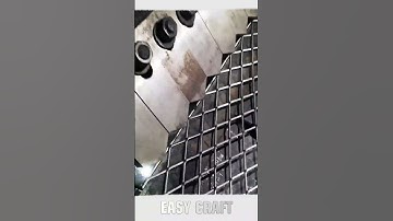 Steel mesh #diamond #hole #mesh #guardrailmesh #barbed  #goodtools #smartwork #craft #viral #short