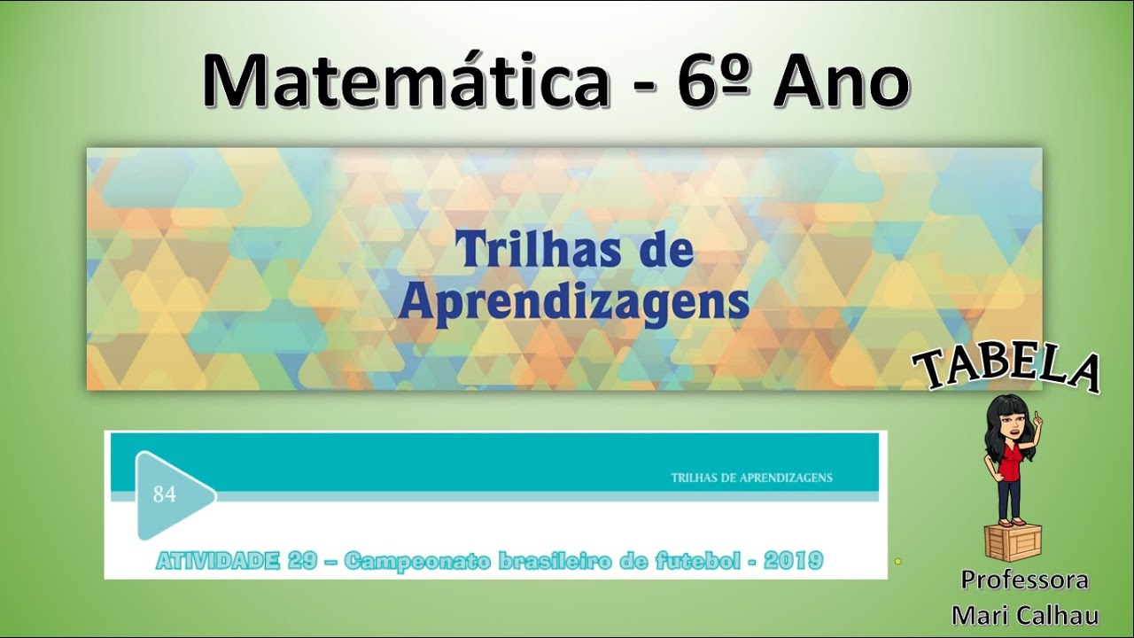 Calaméo - Segue A Trilha - Matemática 6º Ano - Manual do Professor