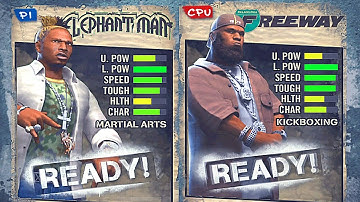 ELEPHANT MAN vs FREEWAY [Def Jam Fight for NY] • PS2 FIGHTING • 1080 Full HD, 60FPS video!