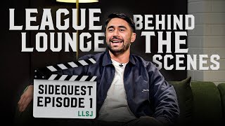 League Lounge BTS.