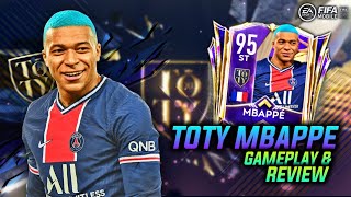 TOTY MBAPPE GAMEPLAY & REVIEW FIFA MOBILE 21 || BEST ST || FIFA MOBILE 21 Resimi