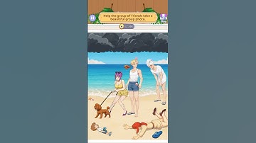 Brain Fever: Puzzle Game - New Level 192 - Help the Group of friends take a beautiful group photo.