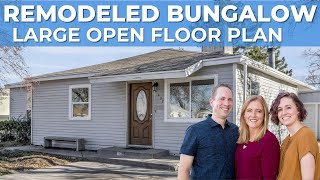 Inside Tour Of Spacious West Side Salt Lake Home Remodeled Bungalow