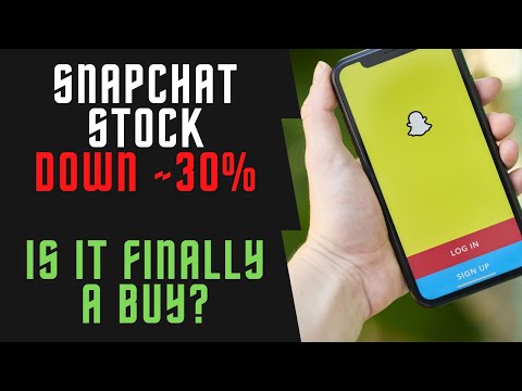 Snapchat Stock CRASHES ~30% DOWN ! Is it a Finally a BUY ? | SNAP Stock