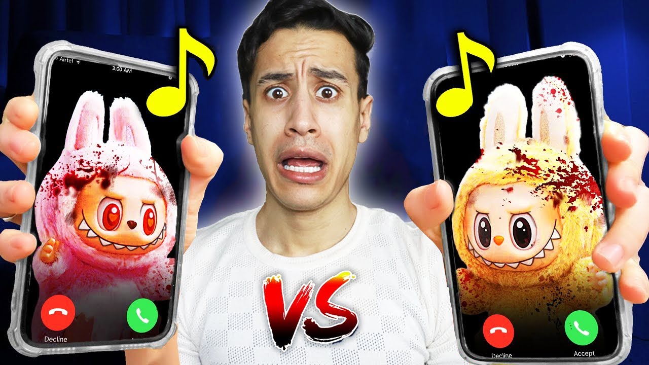 مصيبة لابوبو الشرير اتصل عليا و هددنني بالموت 😱📞 !! Calling LABUBU ...