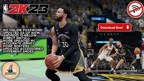 2K23 Updated Roster Android Offline | No F1VM | HD Graphics | Gameplay | Warriors vs Suns 2K23