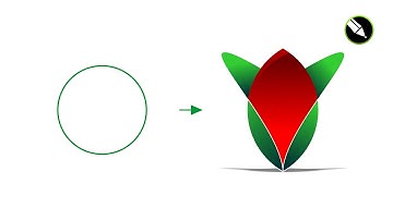 Create Beautiful Flower Logo with Tips and Tricks in CorelDraw | Fk Online Education