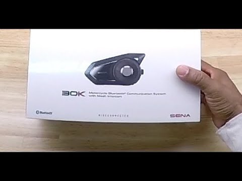 Sena 30K Unboxing
