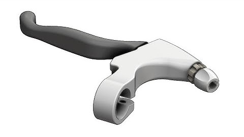 SolidWorks Tutorial # 342 : Bike hand brake (screw and nut mate)