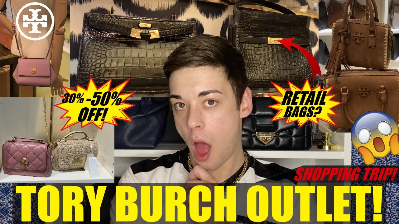 Tory Burch Outlet Shopping Trip! RETAIL Bags? - YouTube