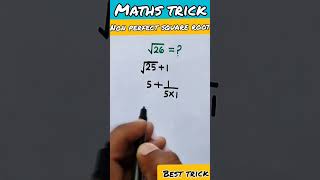 square root of any non perfect number in just 5sec?? maths square shorts youtubeshorts viral