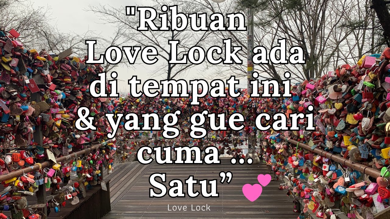 Gembok Cinta yg gw tinggalin  di tahun 2017 ,...Masih ada ga yah ⁉️